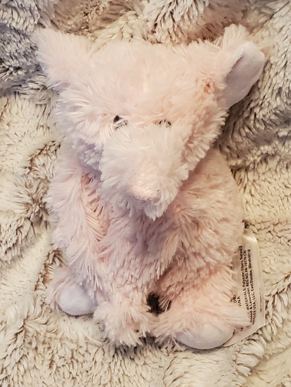 Warm & Cozy Heatable Microwavable Plush Pink Elephant For Soothing Warmth - Picture 5 of 10